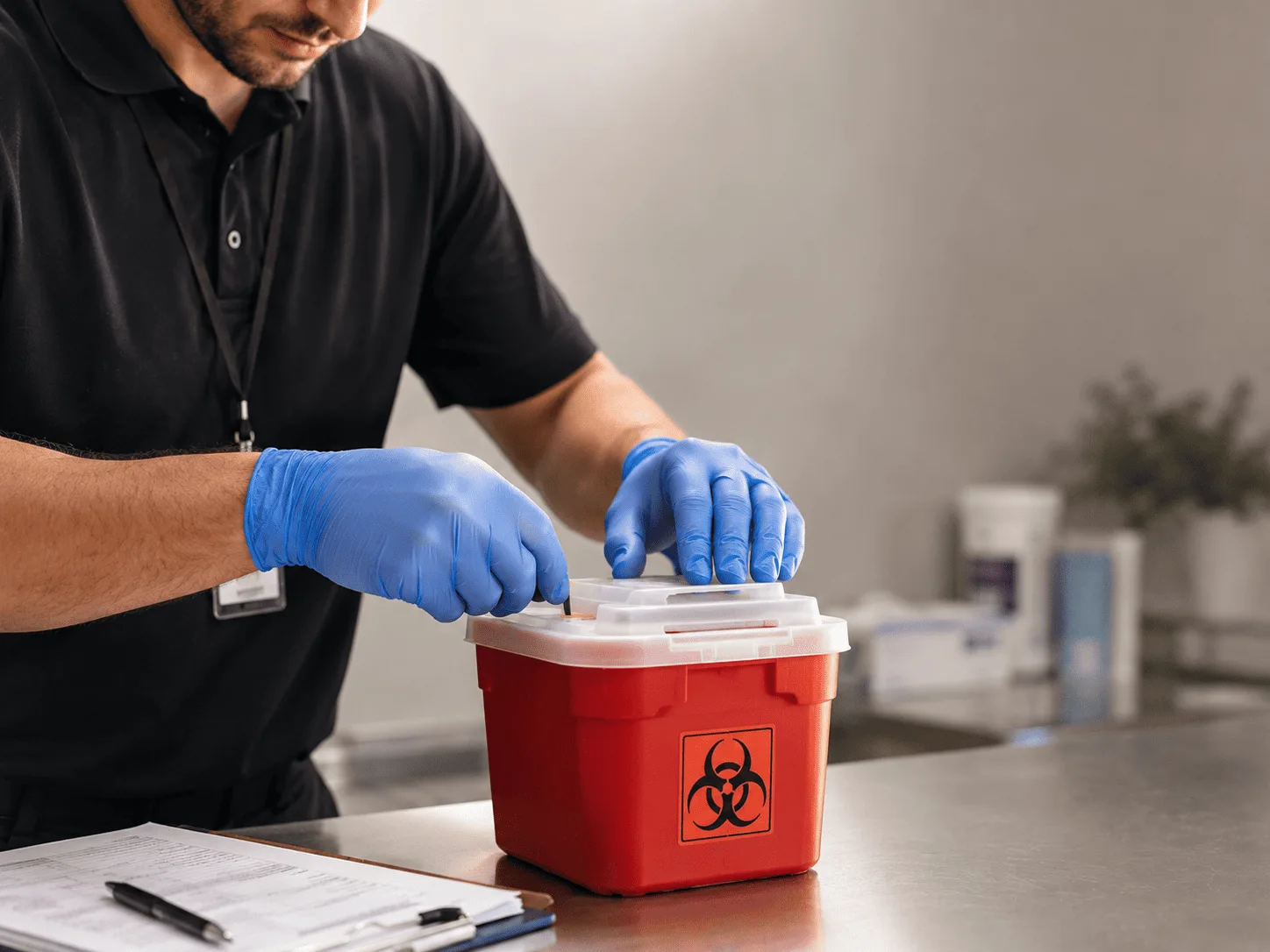 Why choose Sharps Waste Disposal in Hinton, OK